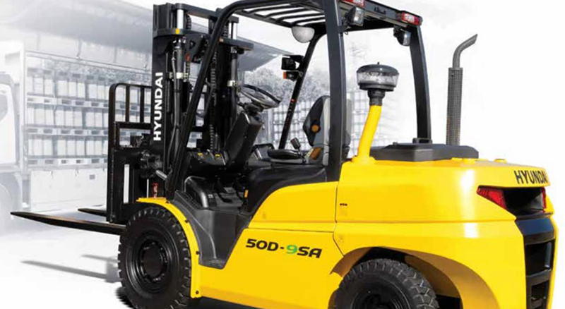 Our premium 5000kg load capacity diesel forklift is a true workhorse