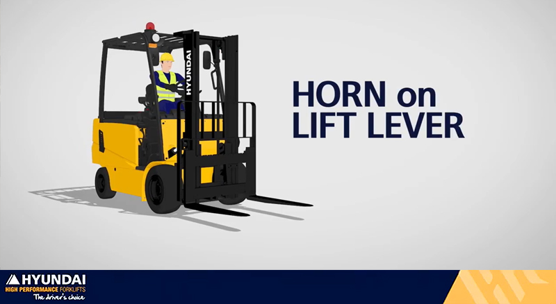 Horn on Lift Lever